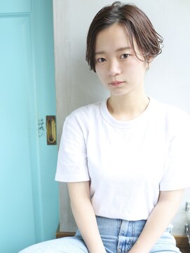 バース(BIRTH) 天神【BIRTH】ハンサム前髪なしショート×ペールベージュ