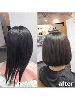 カミケン 方木田店(kamiken.)&nbsp;学生カット＊ナチュラル可愛いボブ【カミケン方木田店】