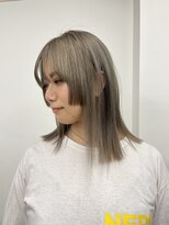 ウルフカットココアベージュ【ケアブリーチ１回】