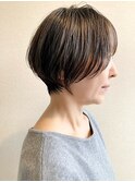 束感ショートボブ
