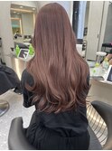 チェリーブラウン/フェミニン/ダークアッシュ/束感/髪質改善