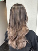 アジールヘア 所沢プロペ通り店(agir hair)&nbsp;バレイヤージュミルクティーカラーハイライト所沢
