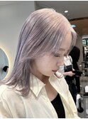 ミルクティーベージュダブルカラーインナーカラーケアブリーチ