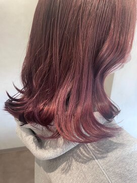 リタ(Lita.) 愛されミディ　大人ガーリー レッドピンクパープル 小顔