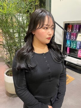 ゼスト 吉祥寺店(ZEST) 韓国ヘア/剥がせる黒染め/ブルーブラック　吉祥寺青木桜