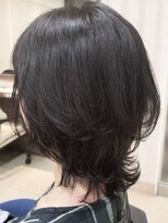 ヘアークリアー 春日部 大人可愛い癖に合わせたミディアムレイヤー/30代40代50代/春日部