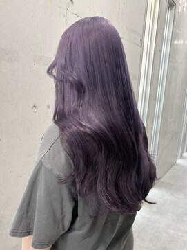 シーク 天神(SEEK) yuri/パープル/ラベンダー/ハイトーン/ブリーチ/ケアブリーチ