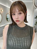 レジット 海老名(Legit)&nbsp;[Legit] 20代30代40代◎小顔前髪 外はねボブ ハイライト