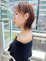 ケーツー あべのキューズモ－ル店(K-two)&nbsp;ボブヘア*くびれボブ*外ハネボブ*前髪ありボブ*ベージュカラー