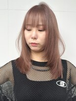 フルブルーム 東林間(fullbloom)&nbsp;ピンクベージュレイヤーカットケアブリーチダブルカラー