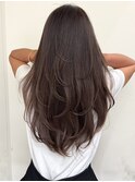 前髪　こなれミディ　イメチェン　ウェーブパーマ　韓国マッシュ