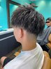 メンズカット＆特殊パーマ+ヘアセット￥14000→￥12900