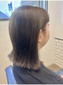 切りっぱなしボブ
