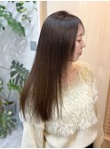 4回目のご来店!根元から美髪を育ててます!髪質改善カラー