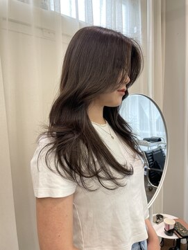 シティーバイローウェ 表参道(City/louwe) アッシュグレー/レイヤーカット