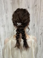 ジェイエルビー(JLB)&nbsp;【JLB.MOE】編みツインポニー