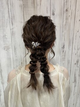 ジェイエルビー(JLB) 【JLB.MOE】編みツインポニー