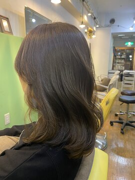 エシカル(ethical) ブリーチなし透明感ベージュカラー+ケアプロトリートメント