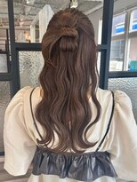 ジャストビューティマカロン 上大岡(Just Beauty macaron)&nbsp;【 mio 】カチモリハーフアップ/お呼ばれアレンジ