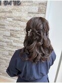 お花アレンジヘアー
