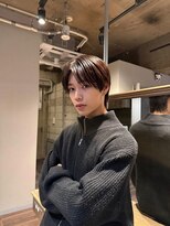 メンズココ メンズパーマ 韓国ヘア 日本橋店(MENS COCO)&nbsp;ナチュラルシースルーセンターパート