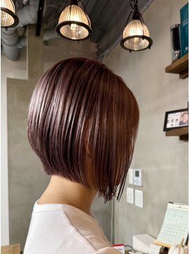 /ブリーチ/ダブルカラー/カット/ショートボブ/ショートカット