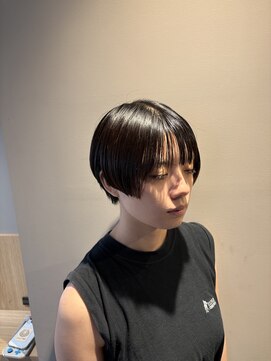 ジュベ 別府店(juve.) 別府ショートボブ顔まわりレイヤーカット髪質改善カラー30代