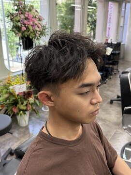 ニコ トウキョウ ロジック(nico TOKYO Logic) メンズスパイキーショートメンズパーマピンパーマ