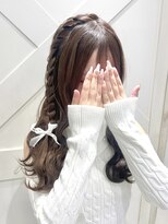 ハウス(HAUS.)&nbsp;さりげなく可愛い★編みたらしヘア 横浜ヘアメ/横浜ヘアアレンジ