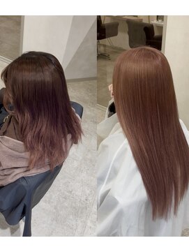 サイ(PSY) ピンクベージュ／エクステ70枚