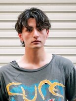 ダグラス トゥーバック 大垣(Douglas TWO BACKS) 【メンズパーマ】ウェーブセンターパート