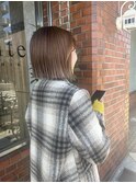 ぱつっとボブ