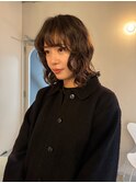 コテ巻き風デジタルパーマ/ボブパーマ
