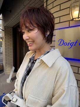 ドゥワドフェパッソ(Doigt de fee passo) レイヤーパーマショートボブ