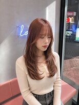 ロンドポレール 北千住(Lond polaire) ラベンダーグレージュロングレイヤー韓国顔周り