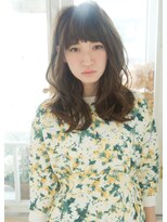 オーガスト ヘア ネイル(AUGUST hair nail)&nbsp;透明感　ゆるふわロブ　【横浜】