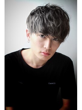 シン(syn) ネイビークラウドマッシュセミウエット ビジカジ マット