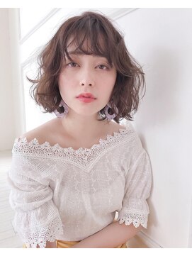 トリコ心斎橋(trico) フェアリーエアーパーマ★愛されラベンダーアッシュ