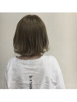 フリーズ 川西店(Freez)&nbsp;【Freez】ミルクティーベージュ×外ハネボブ