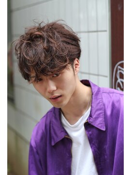 ブークル(boucle) ツーブロックニュアンスパーママッシュ