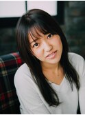 シースルー前髪の軽めウルフスタイル♪【稲毛】