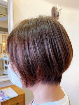 オアシス ヘア デザイン(OASIS) 【オアシスヘアデザイン】大人可愛い☆暗髪×前下がりショート