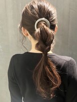 卒業式ヘアメイク　着物　ミディアム