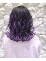モアナバイヘッドライト 小田原店(Moana by HEADLIGHT)&nbsp;Moana#バレイヤージュ#パープル#ラベンダー