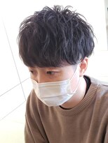 ニアウ 伊勢崎連取店(Niau)&nbsp;ナチュラルマッシュニュアンスパーマソフトツイストパーマメンズ