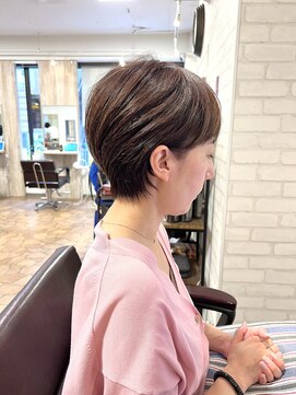 アンジュ ラヴィ(Ange Lavie) 20代30代40代マロンベージュマッシュボブ  ke021