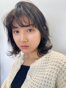 ナビバイケンジ(NaVI by KENJE) 透明感満載!暗髪グレージュカラー♪