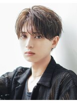 オーシャントーキョー 渋谷神南(OCEAN TOKYO) ツーブロック束感ニュアンスセンターパート