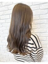 パザパ 交り江店(PA.ZA.PA.)&nbsp;透明感◎ミントベージュ/韓国風巻き髪ロング/20代30代40代