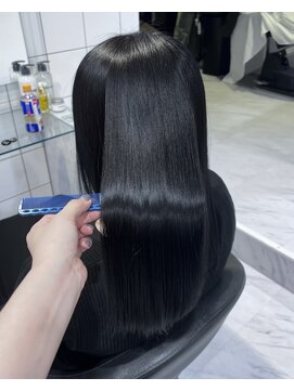 ノット 表参道青山(knot) 赤み消し暗髪ブルーブラック